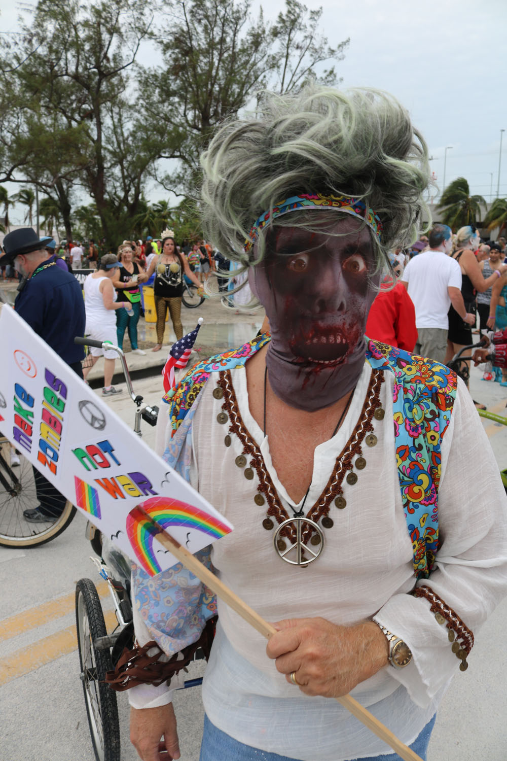 Zombie Bike Ride 2017 photo - Duval Street, Key West